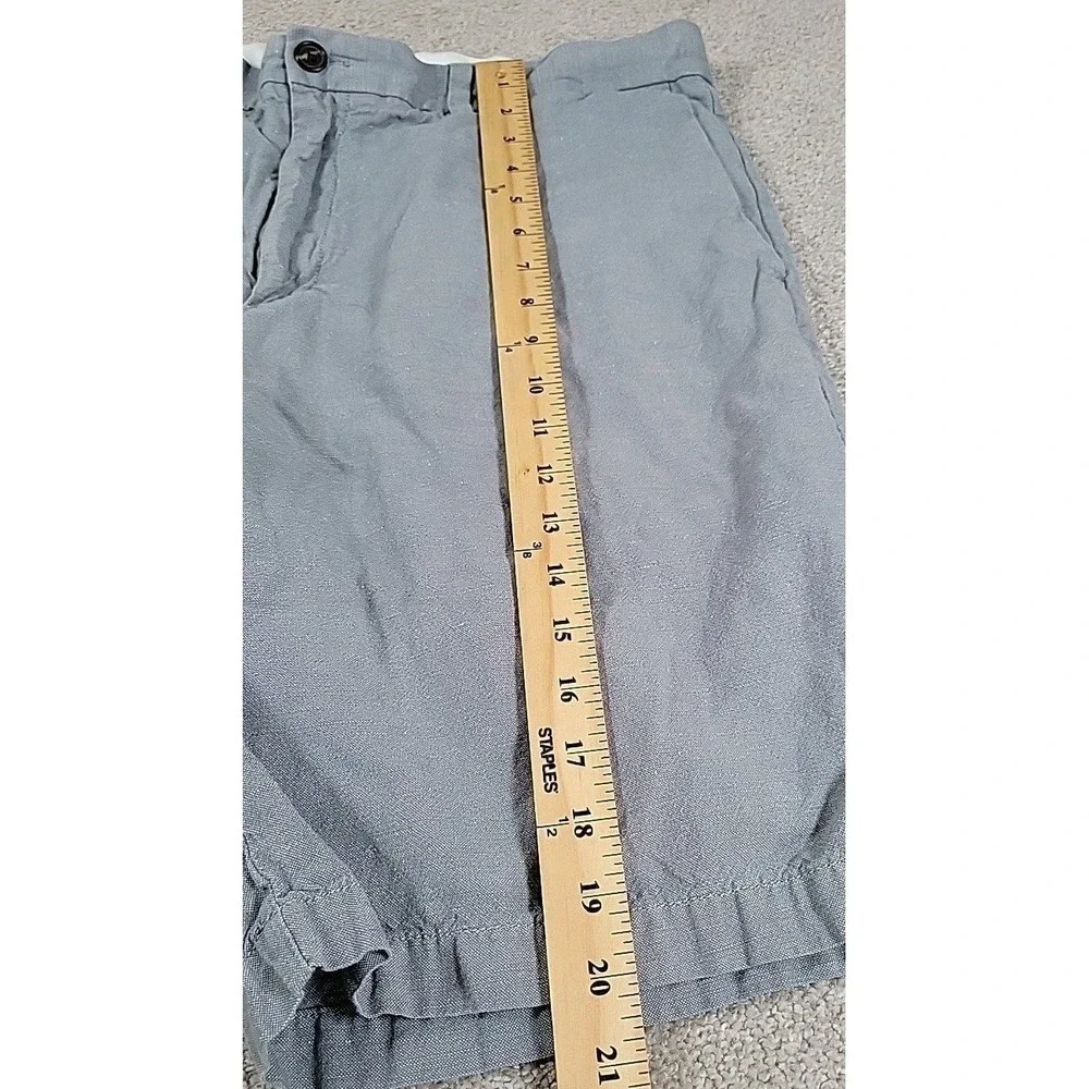 Banana Republic Emerson Shorts LIGHT BLUE  Men's 38 Chino Flat Front Cotton‎